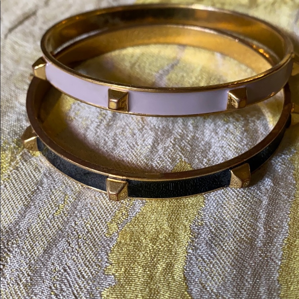 J Crew studded enamel bracelets